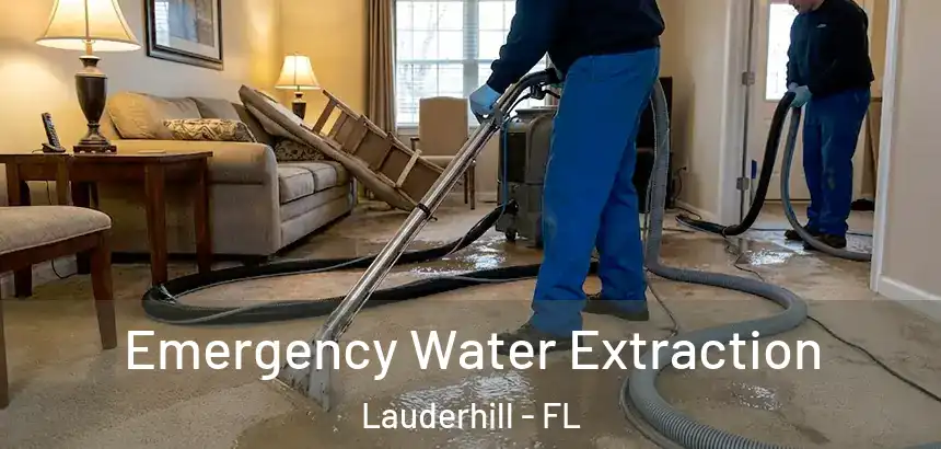 Emergency Water Extraction Lauderhill - FL